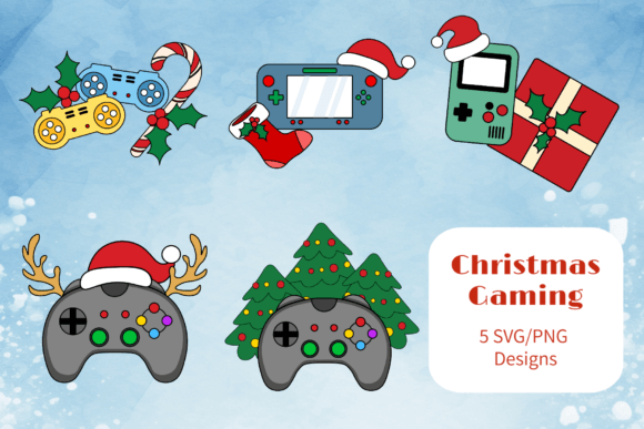 Christmas Gaming Bundle: Graphics for Crafts