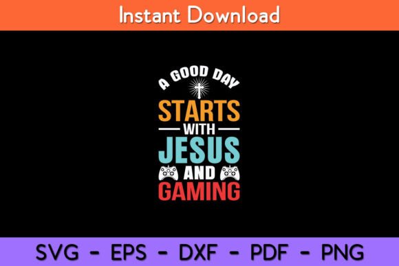 Funny Christian Jesus Gaming Gift for Graphics & Crafts