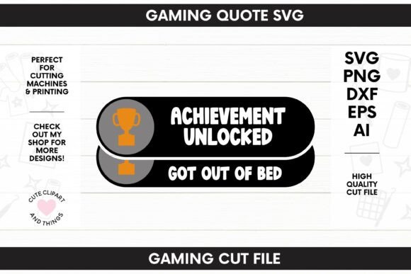 Funny Gaming Quote SVG: Graphics for Crafts