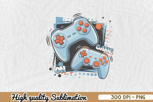 Game on Gaming Mode PNG for Crafts & Graphics
