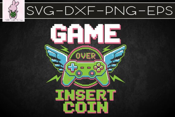 Game Over SVG: Graphics for Crafts & Blogs