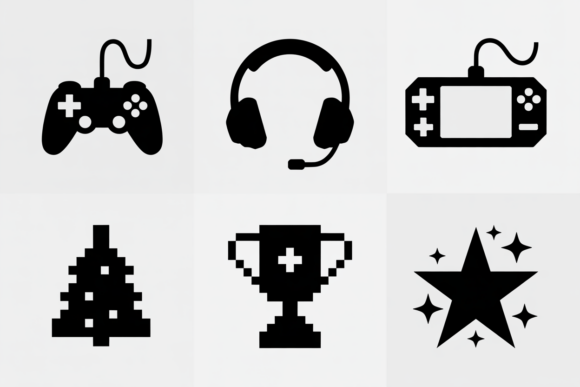 Gaming Icons Monochrome Review