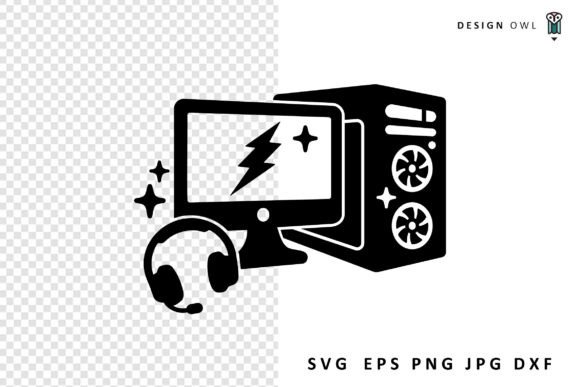 Gaming PC Graphics for Crafts & Web