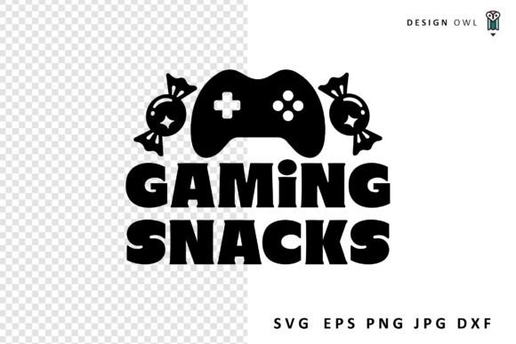 Gaming Snacks SVG: Graphics for Crafts