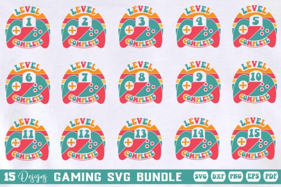 Gaming SVG Bundle Vol-1: Graphics for Crafts