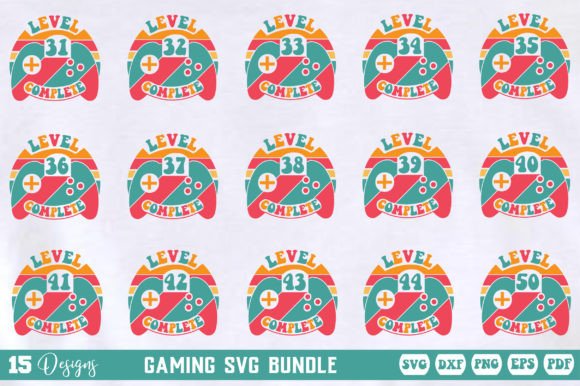 Gaming SVG Bundle Vol-3: Graphics for Crafts
