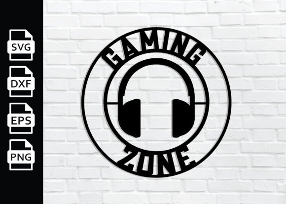 Gaming Zone Metal Wall Art: Graphics for Crafts