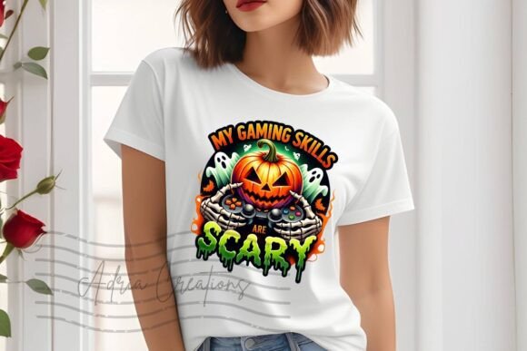 Halloween Gaming Clipart for Graphics & Crafts