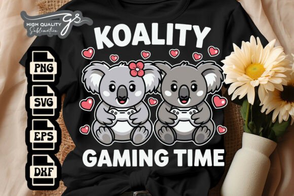 Koality Gaming Koala SVG for Graphics & Crafts