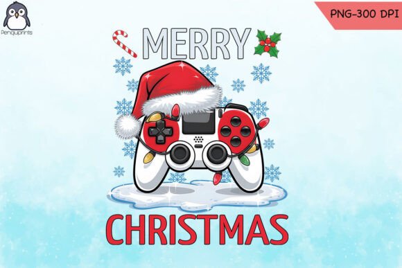Matching Santa Gaming Elf Graphics for Crafts