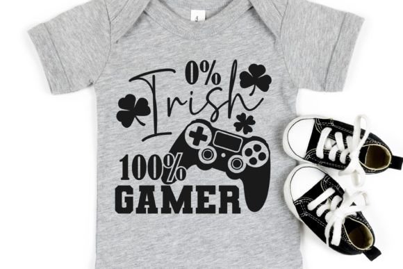 Not Irish Just Gamer SVG: Graphics for Crafts