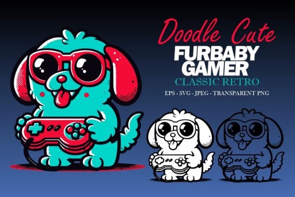 Retro Furbaby Graphics for Crafts: Set 4 Review