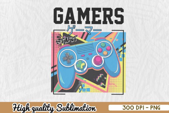 Retro Gaming PNG for Graphics and Crafts
