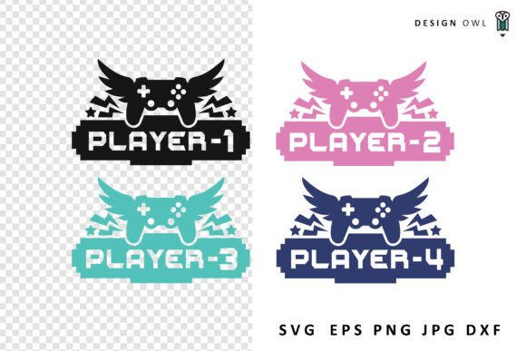 Review: Player 1 to 4 Gaming SVG Set for Embroidery