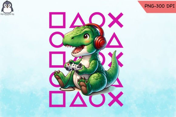 T-Rex Gaming Graphics for Crafts & Sellers